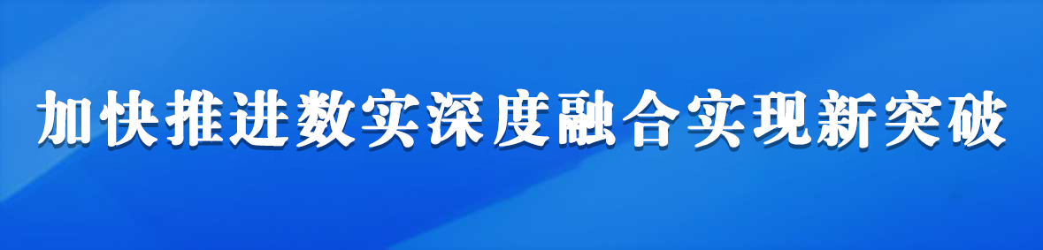 加快推进数实深度融合实现新突破